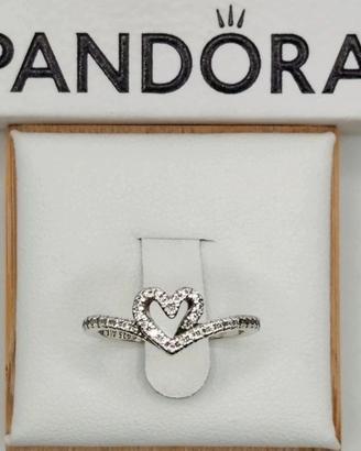 anello pandora tiara cuore scintillante argento 54