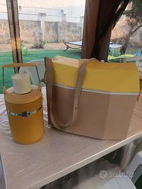 frigo portatile mare  vintage piu dispenser acqua 
