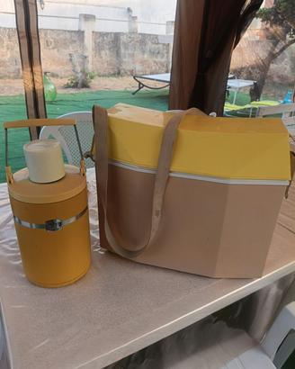 frigo portatile mare  vintage piu dispenser acqua 