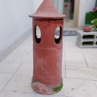 Comignolo tondo in terracotta