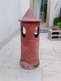 Comignolo tondo in terracotta