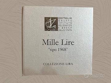Lingottini 1000 lire 1968 Editalia