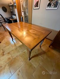 Tavolo noce massello 145x85 cm allungabile 225cm