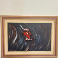 Quadro Ferrari “La rossa della notte”