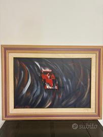 Quadro Ferrari “La rossa della notte”