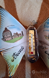 Farfalla Di Ceramica Con Teremometro