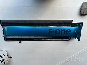 F-ONE  ALU MAST 85 CM PLATE + custodia