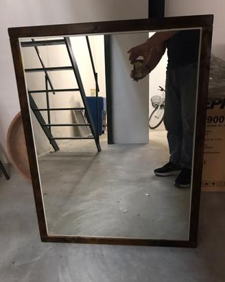 Specchio cornice legno