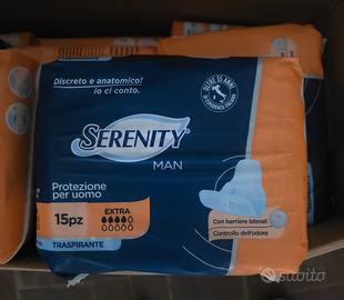 12 pacchi di protezioni uomo Serenity  man extra