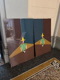 Vintage design - pannelli in plexiglas anni '60