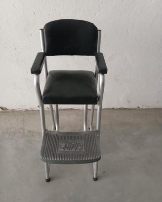 poltrona da barbiere vintage per bambini
