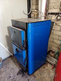caldaia stufa a legna eta più accumulo boiler