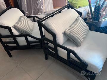 poltrone e divano MID CENTURY BAMBOO