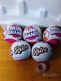 Set 5 sfere ZURU Mini Brands Retro vintage edition