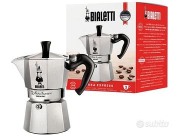 Moka Express Caffettiera, Manico Anti Scottatura