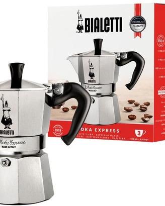 Moka Express Caffettiera, Manico Anti Scottatura