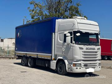 Scania r450 e6 centinato mt 7.80 2016 auto + intar