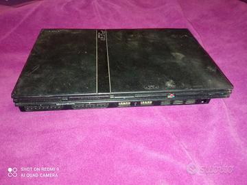 playstation 2 slim  + joystick + volante e pedali