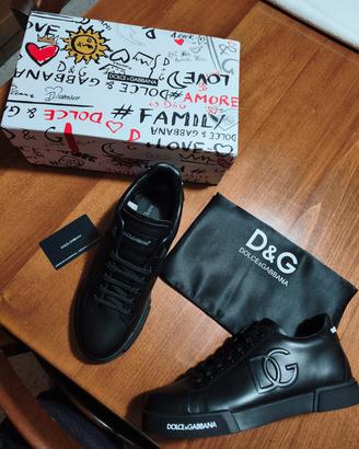 Scarpe Eleganti D&G uomo  in pelle nera  Eur 43