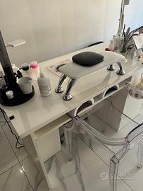 Tavolo manicure nails unghie + aspiratore Emil