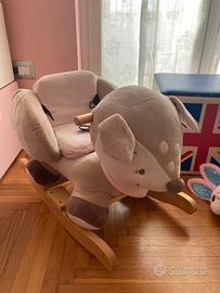 Dondolo peluche nattou