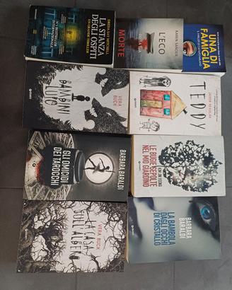 Lotto 8 Libri Thriller, Horror e Mistero