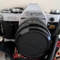 Canon Reflex AE-1 + sacca e componenti