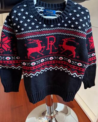 Maglione Ralph Lauren originale bambino 4 anni