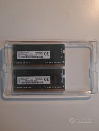 RAM 16 GB (8x2) DDR4 SODIMM 3200MHz KINGSTON