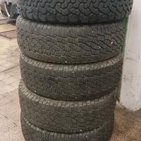 pneumatici jeep wrangler 255 70 18