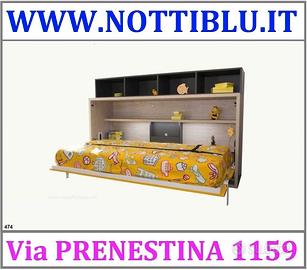 Letto a Scomparsa contenitore Singolo SE474