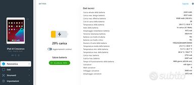 ipad apple usato pochissimo. batteria  come nuova