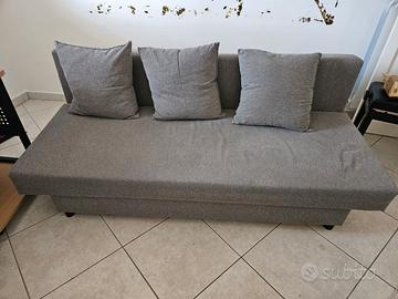 Divano letto IKEA Asarum grigio 3 posti