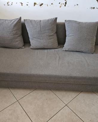 Divano letto IKEA Asarum grigio 3 posti
