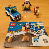 LEGO City 60241 Unità Cinofila Polizia completo co