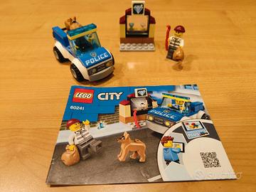 LEGO City 60241 Unità Cinofila Polizia completo co