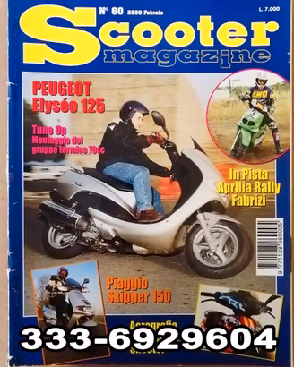 RIVISTA SCOOTER MAGAZINE n. 60 FEBBRAIO 2000
