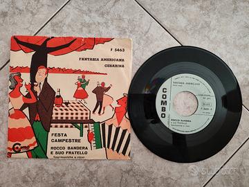 Disco vinile 45 giri funzionante, Rocco Bandera