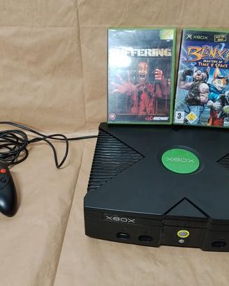 Xbox original 1.6 2005 +pad originale+2 giochi