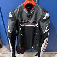 Giacca pelle moto Bering uomo taglia 3XL 