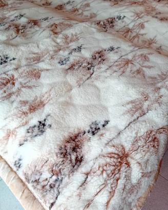 coperta matrimoniale lana Merinos e cashmere nuova