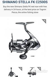 shimano stella fk2500s nuovo
