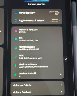 tablet Lenovo idea Tab 