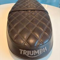 Sella marrone a rombi Triumph originale