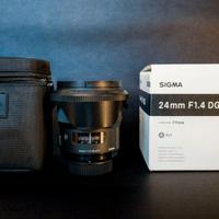 Sigma art 24 mm per Nikon