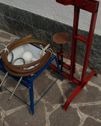 tappatrice sugheri+ vaschetta 3 becchi