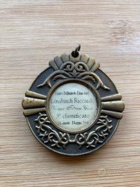 Medaglia sportiva vintage