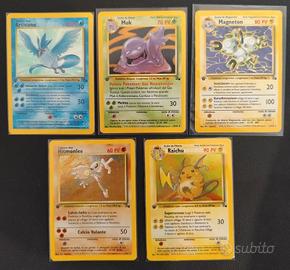 Lotto carte Pokémon FOSSIL HOLO ita prima edizione