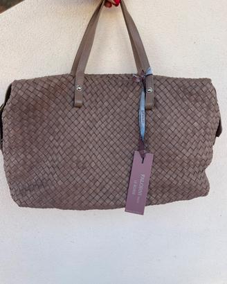 Borsa intrecciata a mano Falorni