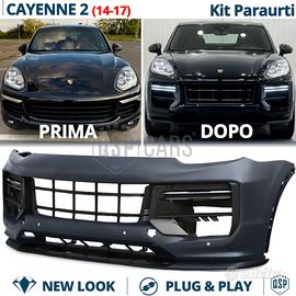 PARAURTI per Porsche Cayenne 2 UPGRADE in TURBO GT
